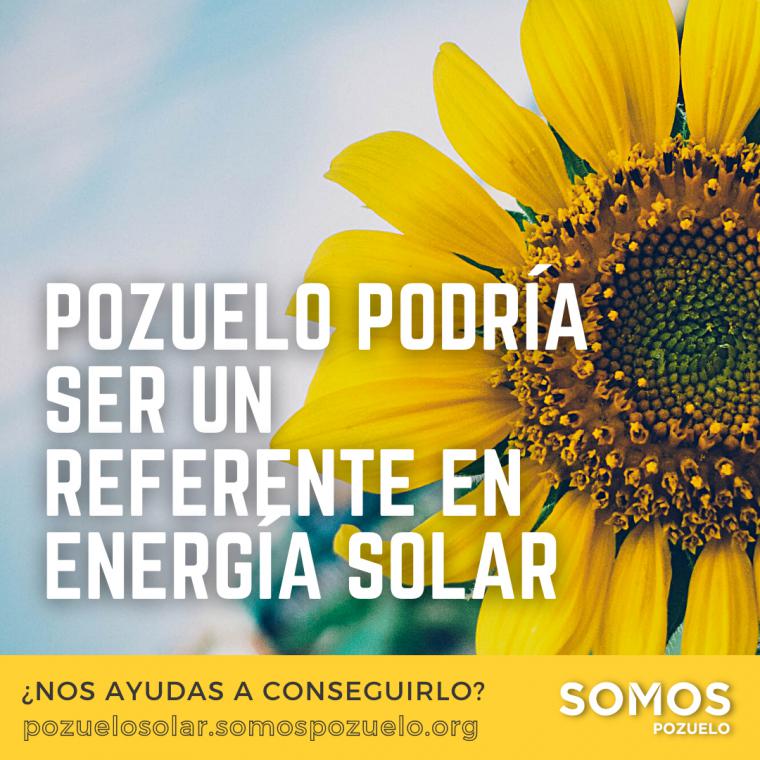 Pozuelo Solar: el plan de Somos Pozuelo para fomentar las energías renovables