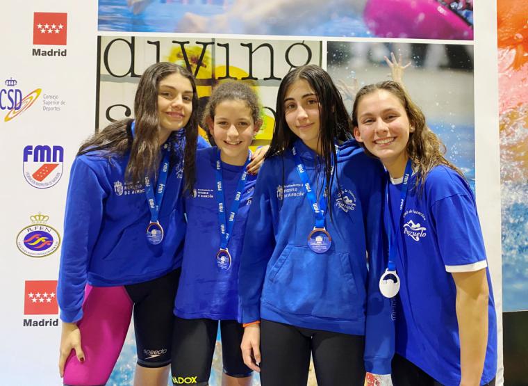 Campeonato de Madrid infantil de invierno: Cinco medallas para el Club Natación Pozuelo.