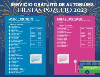 Dos líneas de buses gratuitos para llegar a las urbanizaciones durante las fiestas de la Consolación