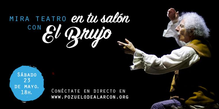 Rafael Álvarez “El Brujo” ofrece mañana su última actuación en streaming desde el MIRA Teatro con la obra “Cómico”