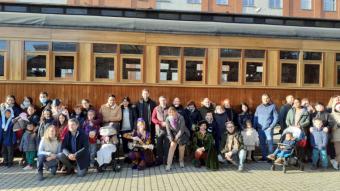 Niñas y niños de Ucrania y España convierten el primer Tren de la Navidad en el ‘Tren de la Esperanza'