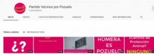 El partido de Vecinos por Pozuelo abre un canal de Youtube con todos sus vídeos de campaña.