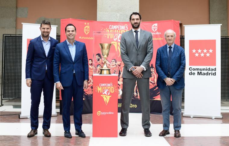 Aguado: “Es un inmenso honor para el Gobierno regional albergar la Copa del Mundo de Baloncesto, ganada con el esfuerzo de nuestra selección”