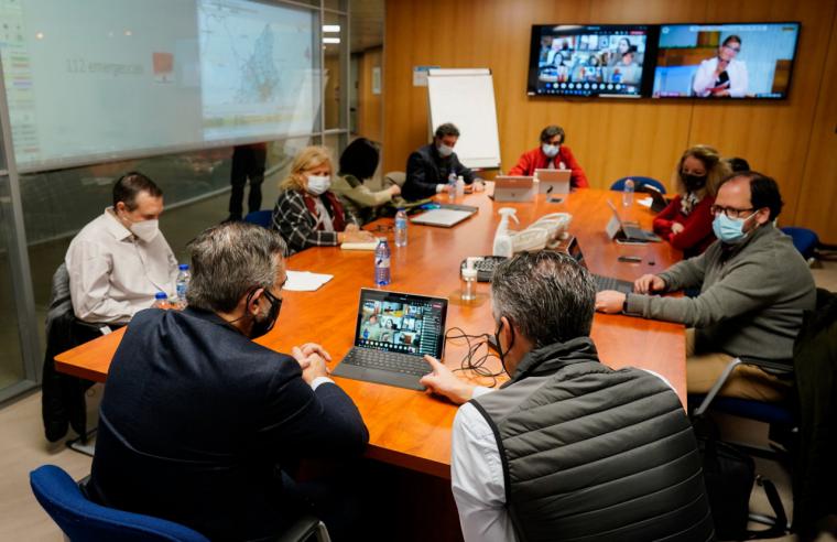 La Comunidad de Madrid coordina el dispositivo de emergencias para hacer frente al temporal de frío y nieve en la región