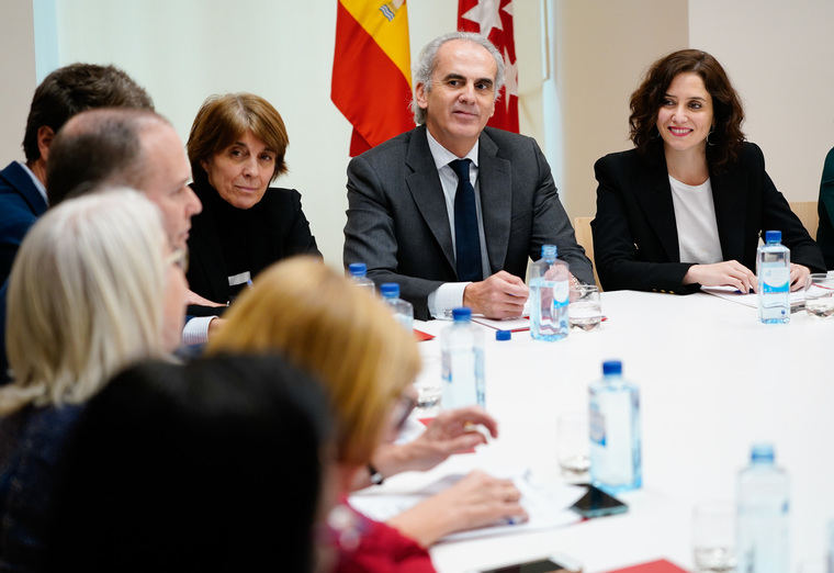 Díaz Ayuso se reúne con el Comité de Expertos del Nuevo Coronavirus de la Comunidad de Madrid