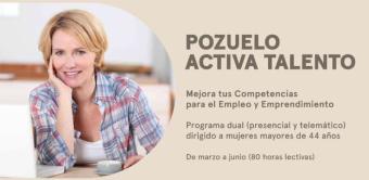 El Ayuntamiento de Pozuelo de Alarcón lanza la cuarta edición de Pozuelo Activa Talento para mujeres emprendedoras mayores de 44 años