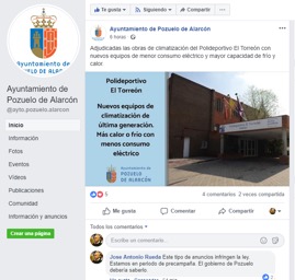 La asociación Cívica de Vecinos por Pozuelo advierte al gobierno municipal que tomará las medidas oportunas si no deja de incumplir la Ley