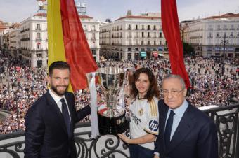 Díaz Ayuso felicita al Real Madrid por su 36ª Liga y apunta a Londres: “El 1 de junio estaremos animando para que la Champions venga a Madrid”