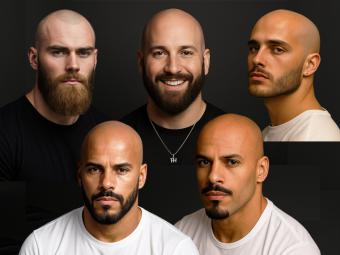 Los 5 tipos de barba que mejor funcionan si eres calvo