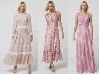 Los vestidos estampados vaporosos que dominarán los after beach este verano