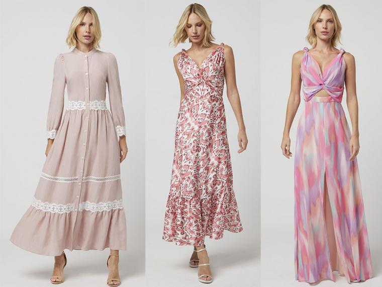 Los vestidos estampados vaporosos que dominarán los after beach este verano