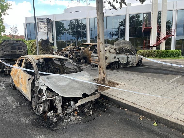 Arden 6 coches en Pozuelo, ¿qué ocurrió?