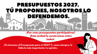 El PSOE de Pozuelo impulsa una campaña para incorporar propuestas vecinales al presupuesto de 2027