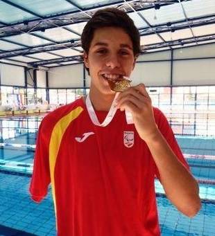 Carlos Martínez, del Club Natación Pozuelo, triunfa en los Juegos Paralímpicos Europeos