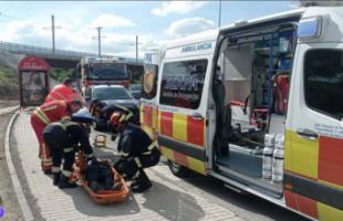 Un ciclista cae por un terraplén de cuatro metros en Pozuelo y es rescatado por los bomberos