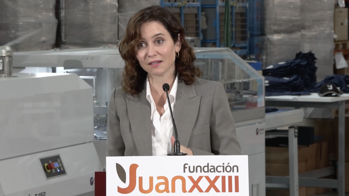 Díaz Ayuso ha declarado que el primer piso público destinado al entrenamiento y la transición hacia la vida independiente para personas con autismo se inaugurará en 2025.