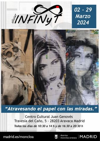 Si quieres despertar tu mente a través de los sentidos, no te pierdas la exposición “Atravesando el papel con las miradas” del artista INFINyT