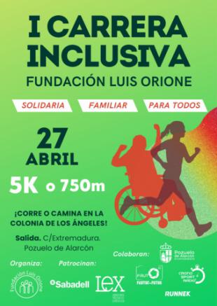 Todo preparado para la I Carrera Inclusiva de la Fundación Luis Orione en Pozuelo de Alarcón