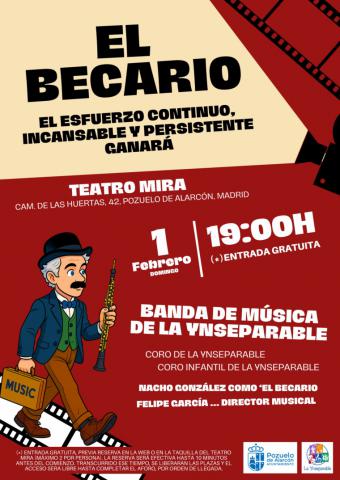«El Becario»: un concierto-espectáculo lleno de humor, música y sorpresas en Pozuelo