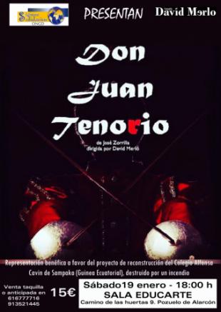 La compañía de teatro David Merlo representará Don Juan Tenorio en Pozuelo de Alarcón
