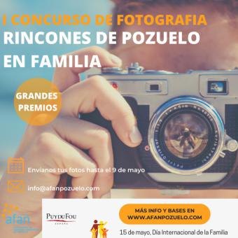 Afan pozuelo convoca el i concurso de fotografía familiar “Rincones de Pozuelo en familia”