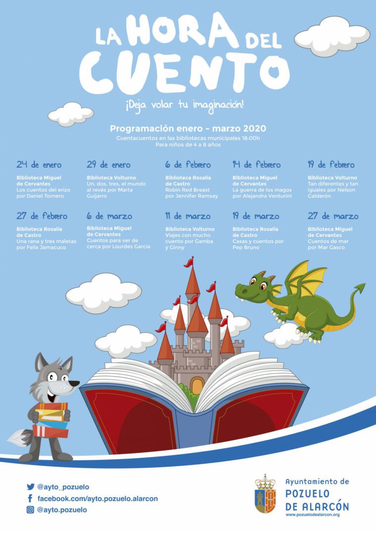 El Ayuntamiento promueve la animación a la lectura con un nuevo ciclo de cuentacuentos para niños en las bibliotecas municipales