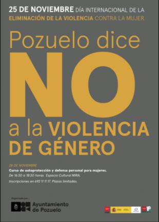 El próximo 28 domingo habrá en Pozuelo Cursos de Autoprotección y Defensa Personal gratuitos para mujeres