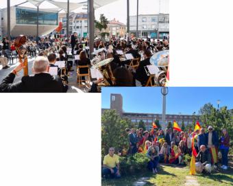 Actos del Día de la Hispanidad en Pozuelo: concierto de La Lira y homenaje de Vox a la bandera