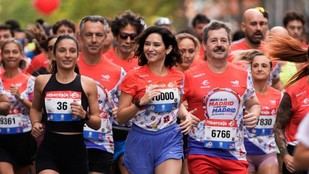 Díaz Ayuso destaca la unión en la carrera popular de Madrid