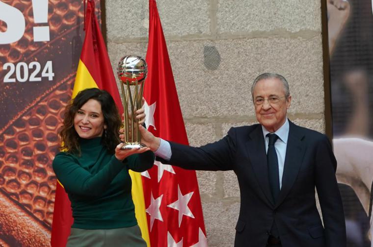 Díaz Ayuso felicita al Real Madrid de Baloncesto por su 29ª Copa del Rey: “Gracias por ser parte de Madrid, donde también juegan y ganan los mejores”