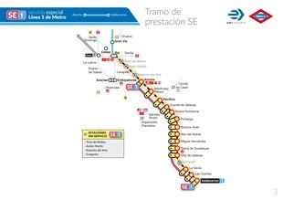 La EMT pone en marcha un servicio especial de autobuses durante las obras de la L1 del metro