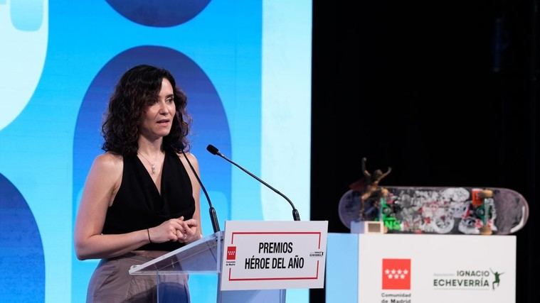 Díaz Ayuso rinde homenaje a héroes que defienden la vida y la libertad