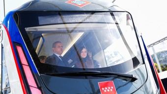 Díaz Ayuso presenta el tren automatizado para el Metro de Madrid