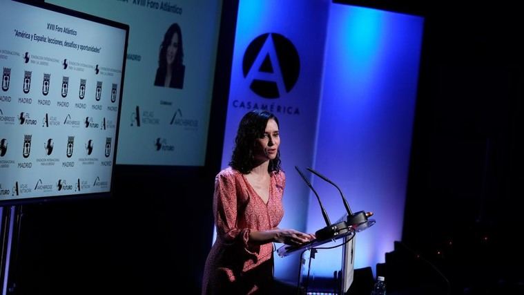 Díaz Ayuso alerta sobre el estado del derecho en España