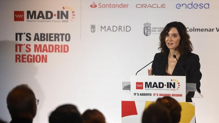 Díaz Ayuso presenta plan para internacionalizar la economía de Madrid