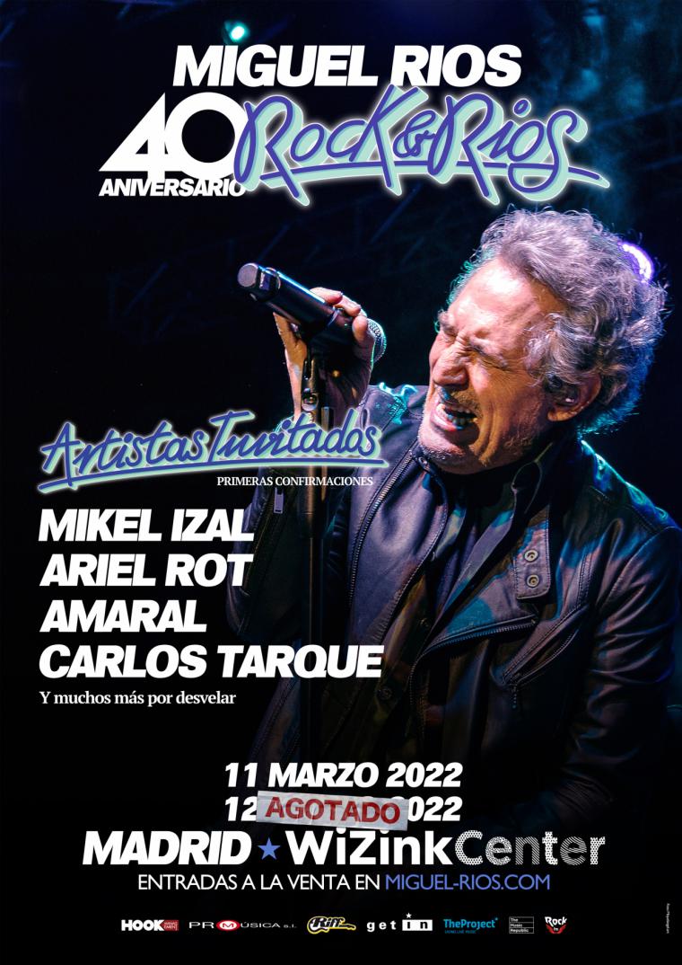Miguel Ríos anuncia los 4 primeros invitados que le acompañarán en el concierto aniversario del Rock&Ríos