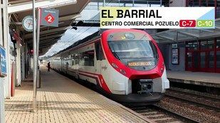 Falsa amenaza de bomba obliga a desalojar un tren en la estación de El Barrial (Pozuelo de Alarcón)