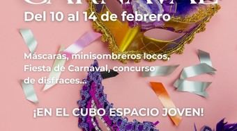 Semana de Carnaval en El CUBO con actividades para jóvenes y mayores