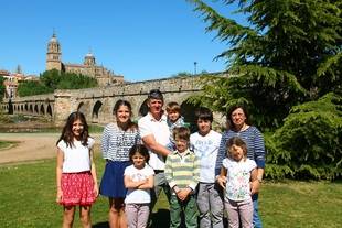 Los Macicior Cornide, premio Familia Numerosa de Pozuelo