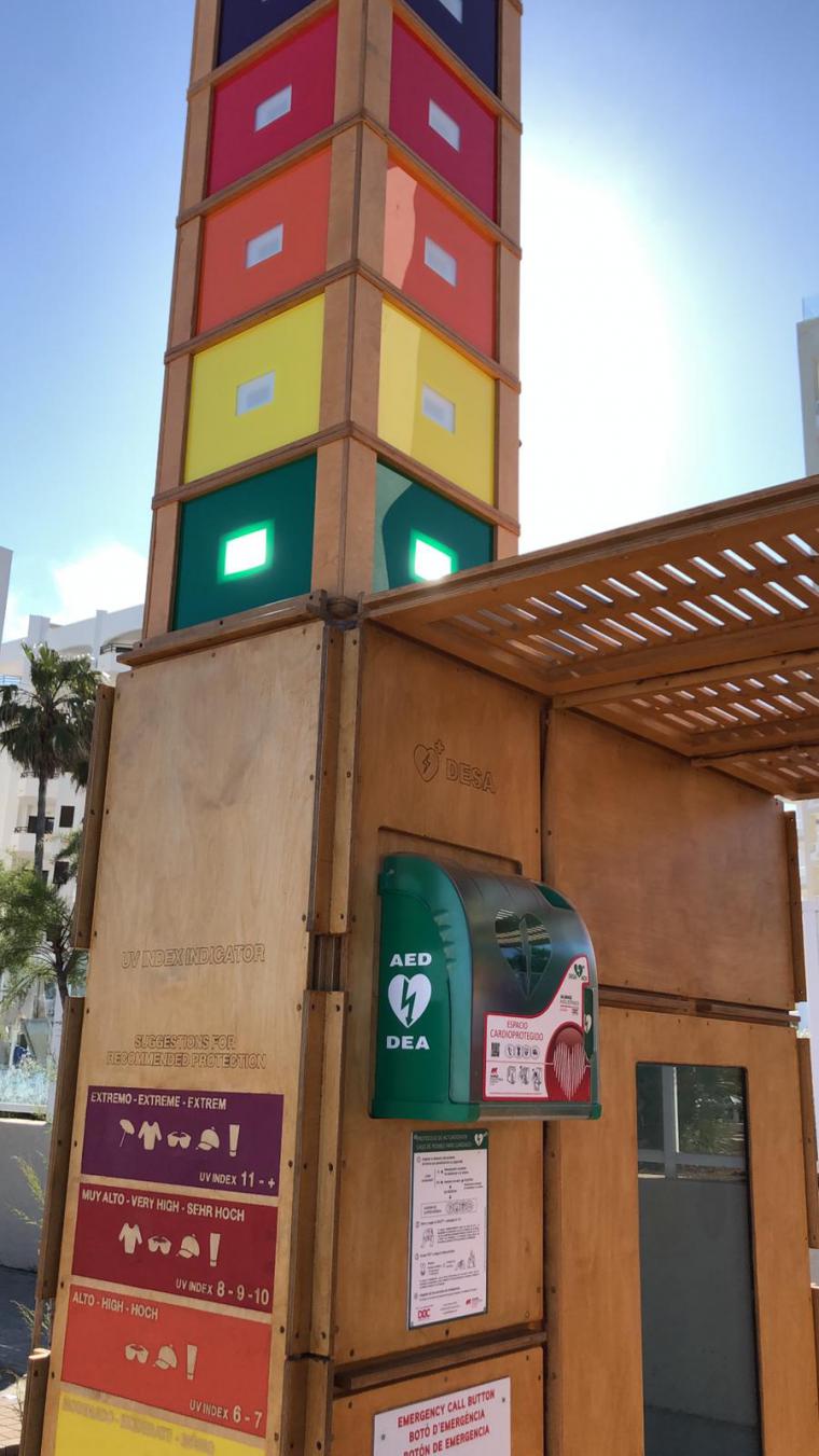 Innovación en las playas españolas para proteger la piel y el corazón de los bañistas