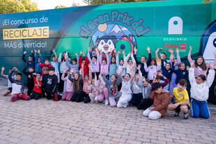 Medio centenar de alumnos de Primaria participa en Pozuelo en ‘El Gran Prix del Reciclaje’