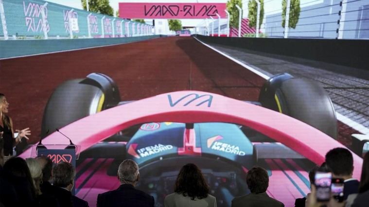 Madrid se prepara para el Gran Premio de Fórmula 1 en 2026
