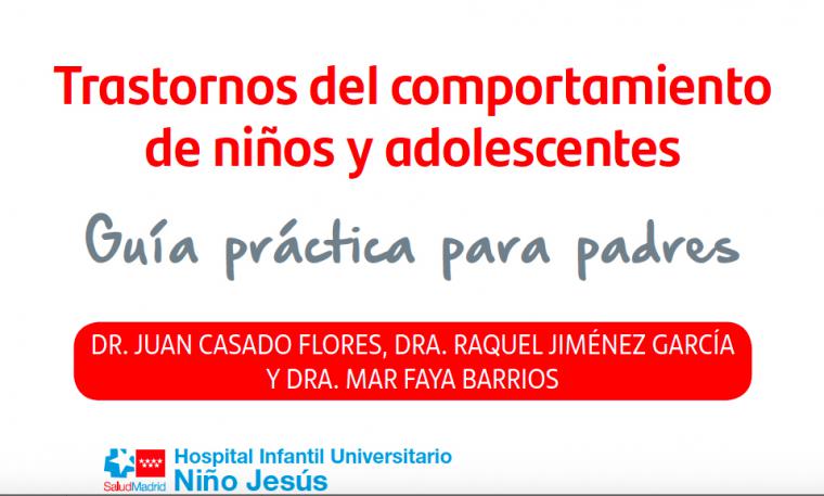 La Comunidad de Madrid ofrece la primera guía para padres sobre trastornos de comportamiento de niños y adolescentes