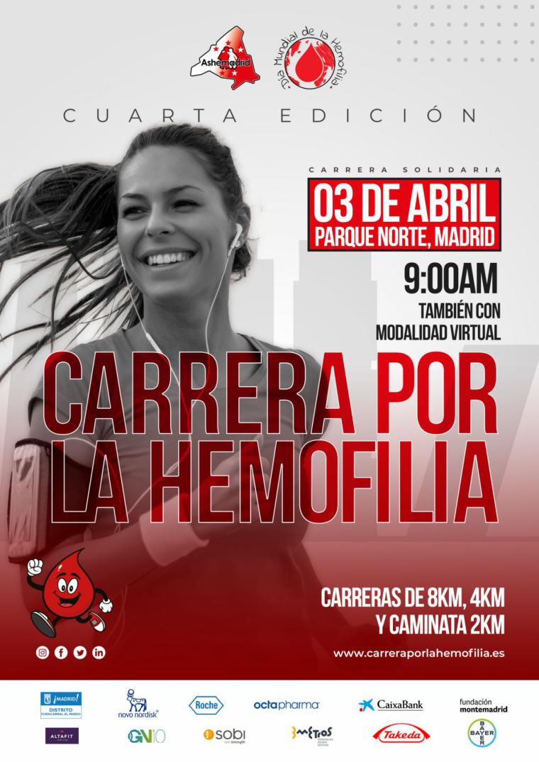 El domingo se celebra la IV Carrera por la Hemofilia