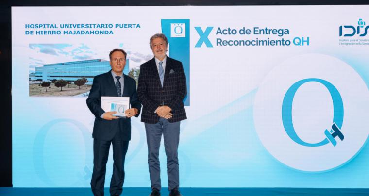 El Hospital Puerta de Hierro, premiado con la máxima categoría en el reconocimiento Quality Healthcare (QH)