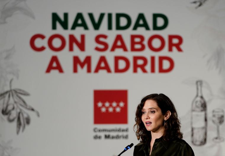 Díaz Ayuso presenta una campaña para fomentar la comercialización de alimentos madrileños en hoteles, restaurantes y grandes superficies esta Navidad