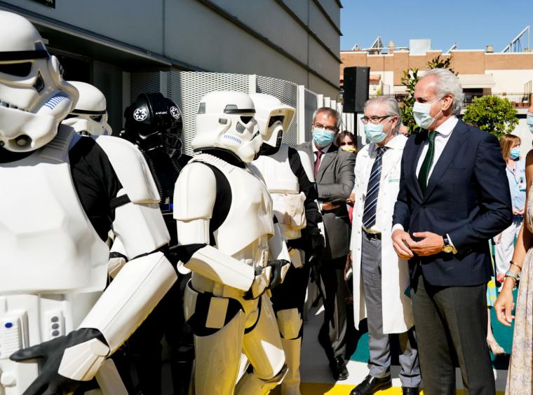 Se crea en la azotea del Hospital público Gregorio Marañón un jardín de recreo para los niños ingresados