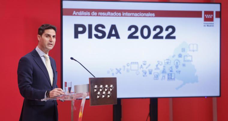 La Comunidad de Madrid entra por primera vez en el top ten del Informe PISA en Matemáticas, Lectura y Ciencias
