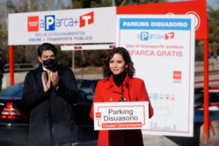 Díaz Ayuso inaugura un nuevo aparcamiento disuasorio en Ciudad Universitaria con 1.100 plazas gratuitas para usuarios de transporte público