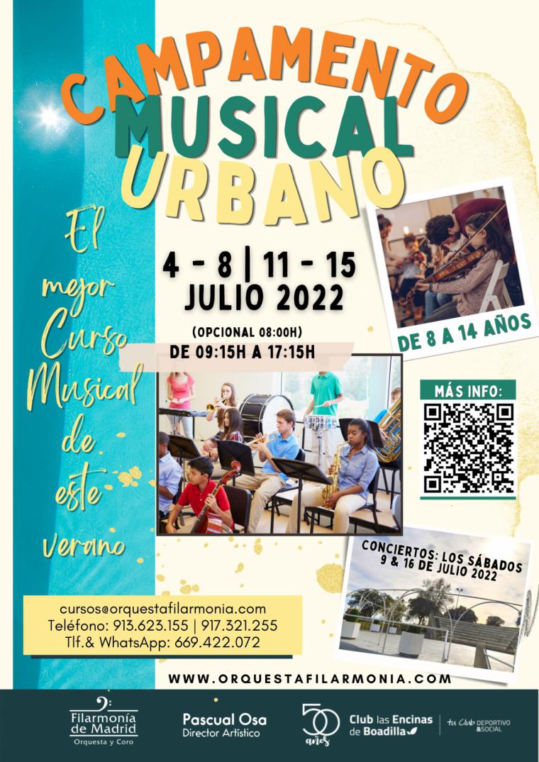 Filarmonía de Madrid lanza su primer Campamento Musical de Verano en el Club Las Encinas de Boadilla